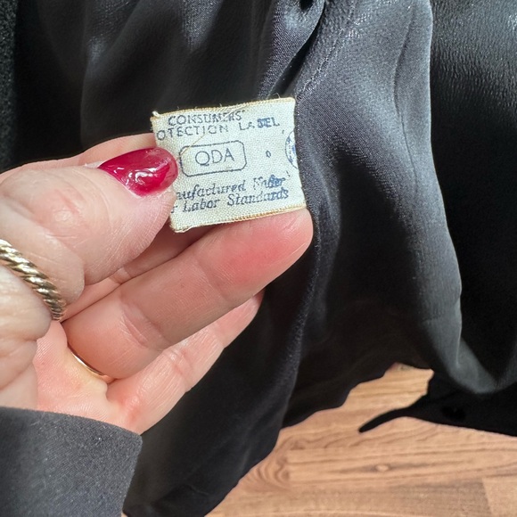 Vintage black Lilli Ann Paris San Francisco fur collar suit. Mob wife. Old money - Picture 5 of 13